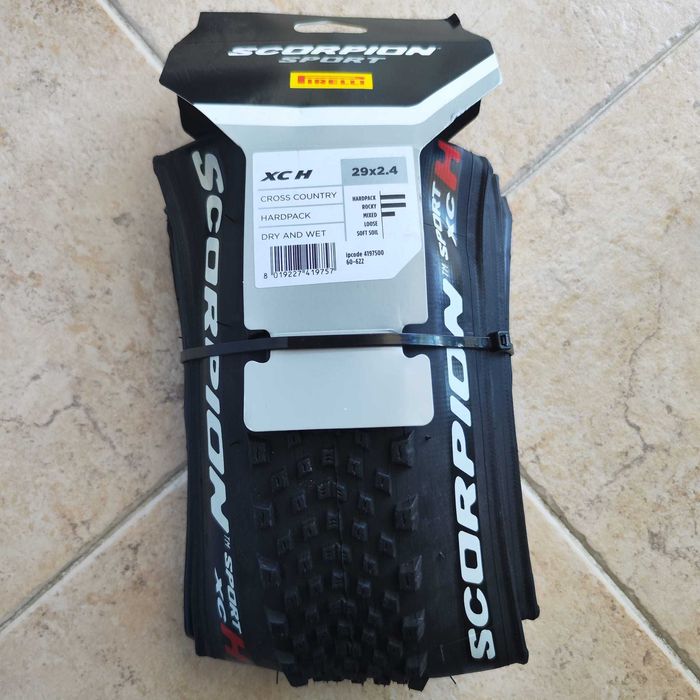 Pneu Pirelli Scorpion Sport XC H 29x2.4"- terrenos duros dobrável
