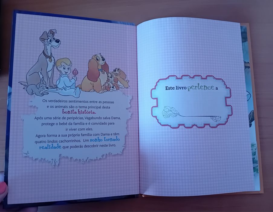 Livro Novo-colecção Disney-A Dama e o vagabundo