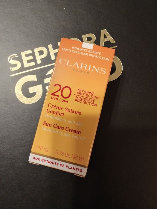 Krem Clarins spf20 i Rituals spf30 zestaw miniatur mini travel krem