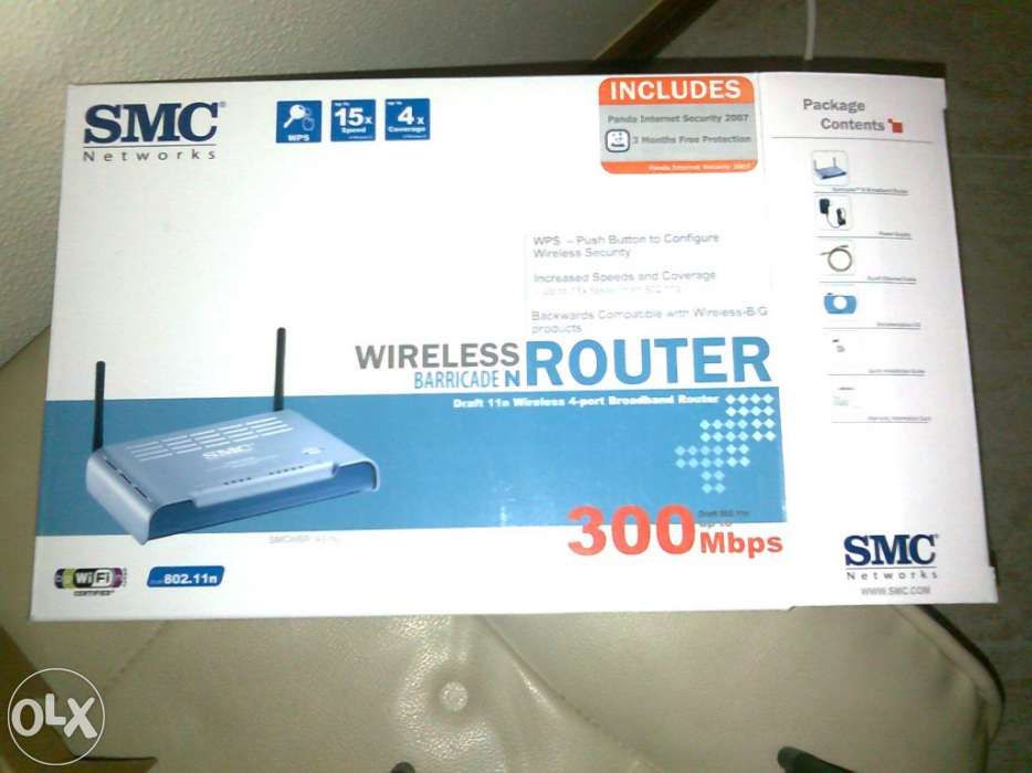 Router wireless barriladen