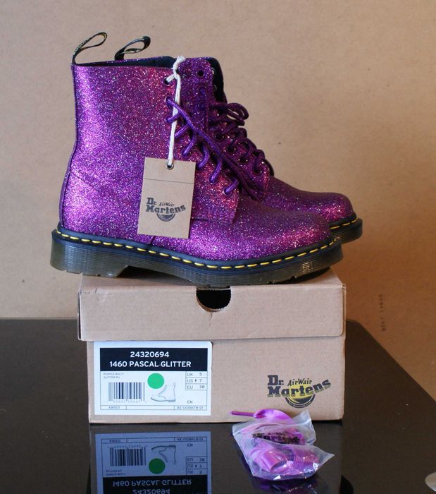 Nowe oryginalne buty Dr.Martens Pascal Glitter r.38