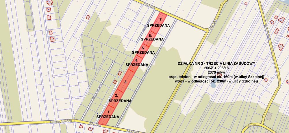 2370 mkw - Ostatnia działka  - Glinianka pod zabudowę z WZ