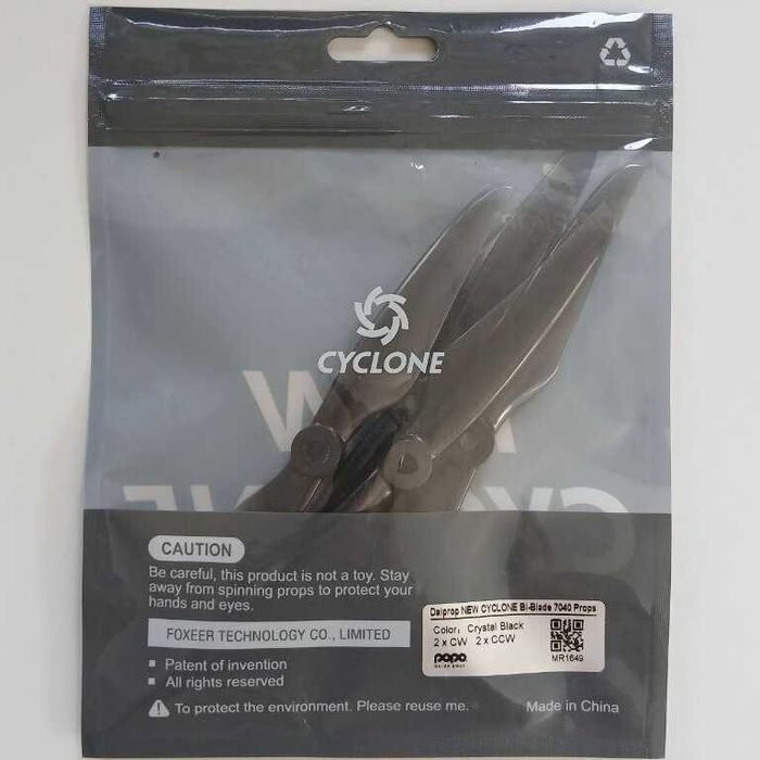 Śmigła Dalprop Cyclone 7040 (2CW + 2CCW)