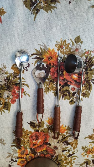 Набор бармена чайной церемонии,винтаж седло конный спорт,жокей,лошади