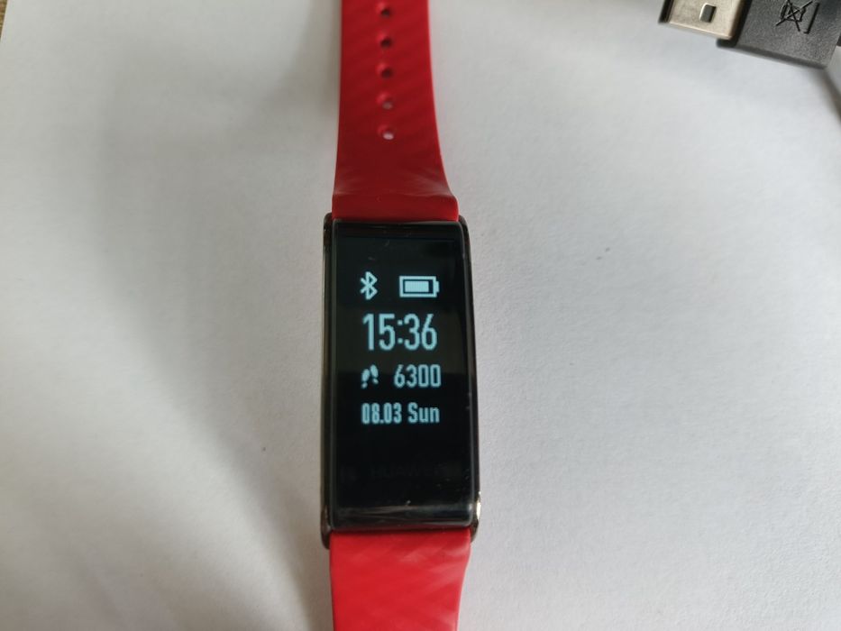 Smartband Huawei A2 - sprawny - czerwona opaska