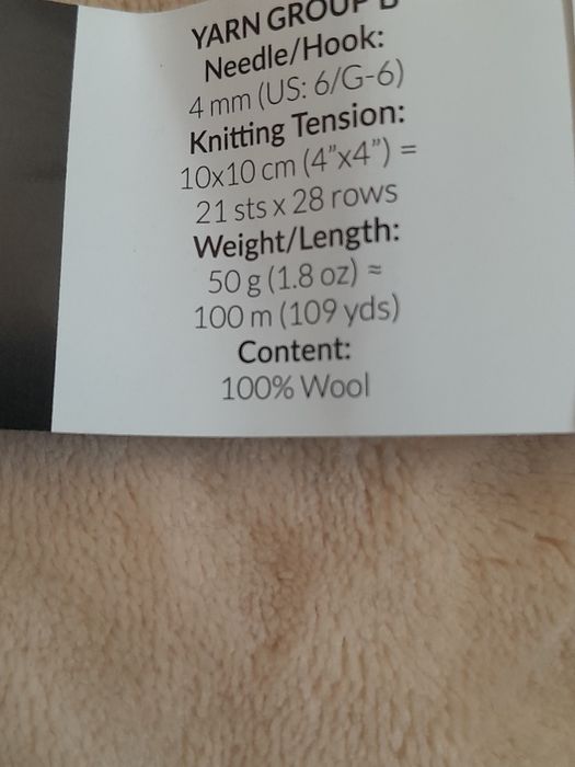 Opaska twist wełna 100%