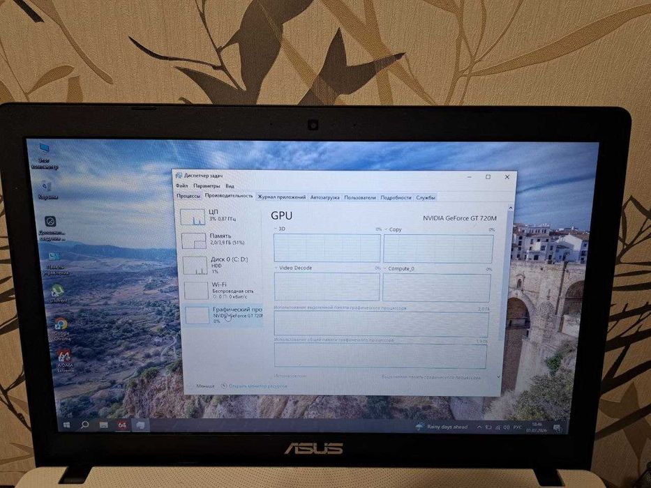 Ноутбук Asus x550c