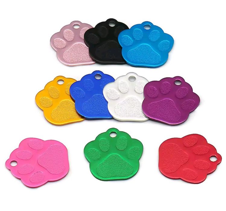 Chapas personalizadas para animais de estimação! várias cores