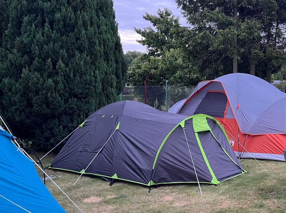 Nowy 2w1 3osobowy Namiot Turystyczny Wodoodporny Kempingowy + Torba