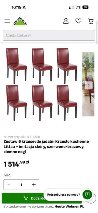Krzesło fotel siedzisko do kuchni jadalni salonu
