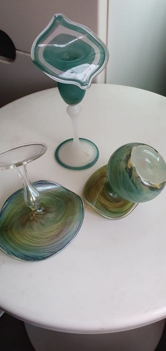 Joska Design Studio 3 szt mini kolekcjonerskie wazony kalia