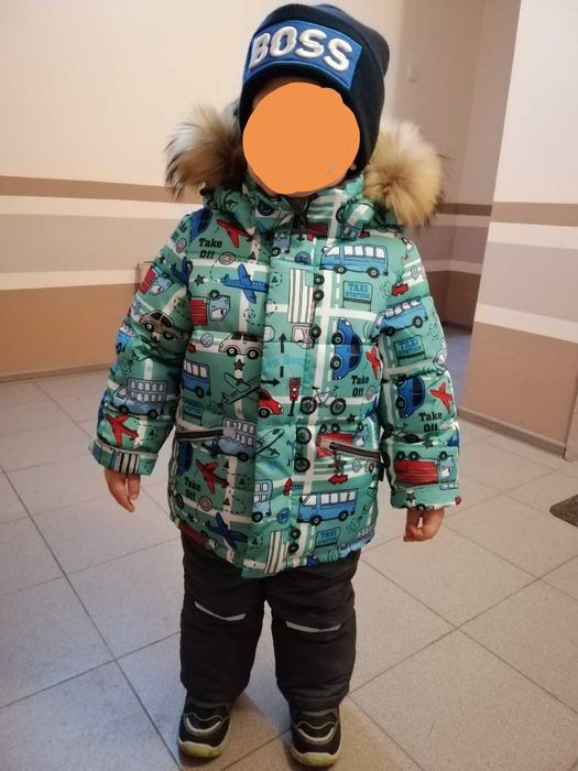 Зимова куртка+ штани  на хлопчика Kiko на 2-3 роки, розмір 86см