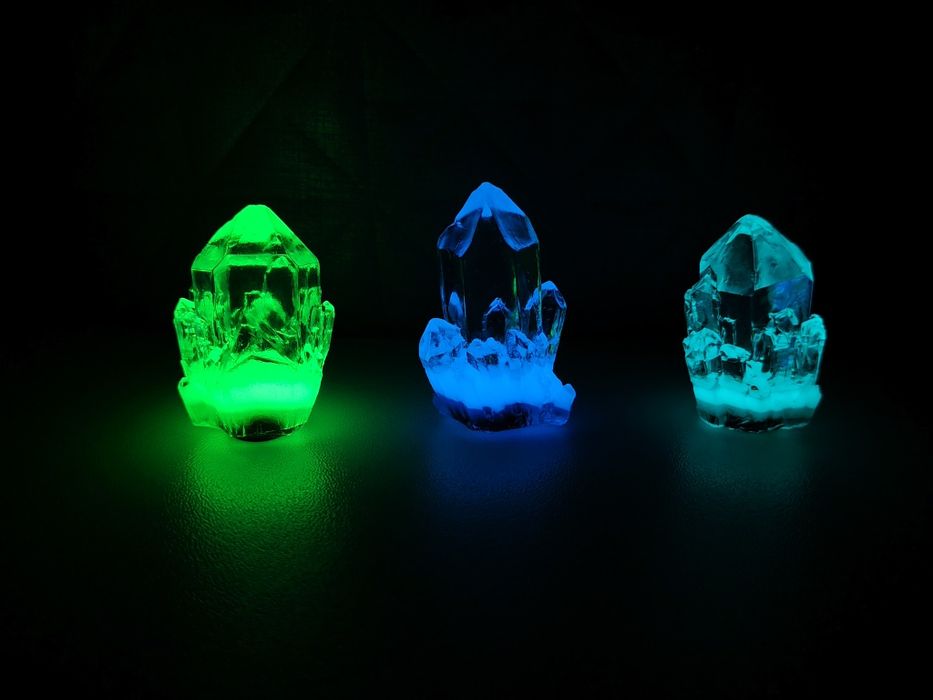 Ozdoby świecące w ciemności magnes kryształ