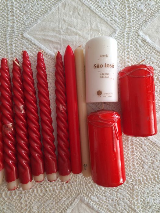 Velas - diversas formas e tamanhos