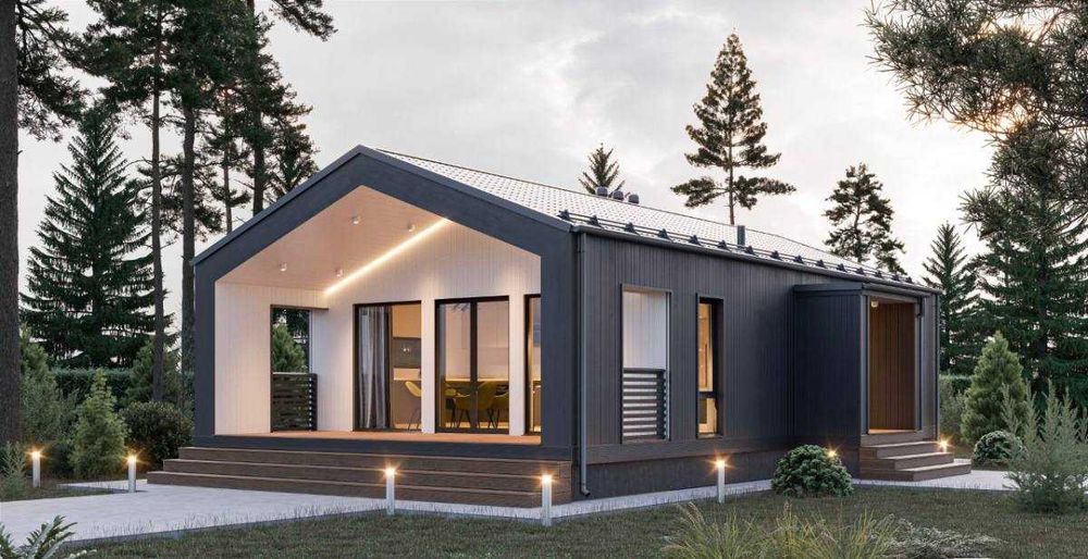 Проектирование каркасных домов с дерева Arfame BarnHouse FlatHouse