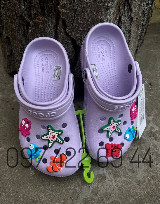Дитячі сабо крокс Crocs Classic для хлопчиків і дівчаток великий вибір