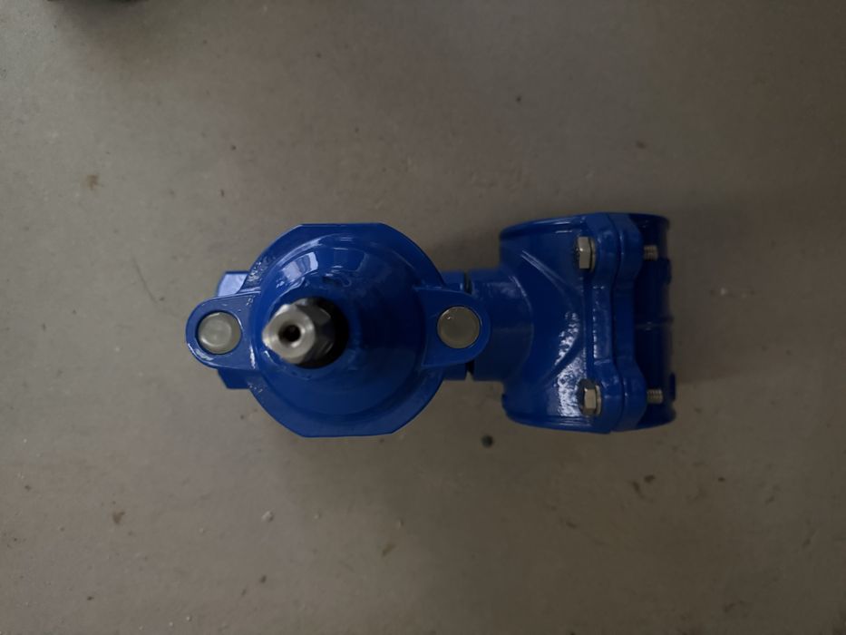 Zasuwa Miękouszczelniona DN50 PN16 DOMEX z Nawiertką DN90 - Nowa