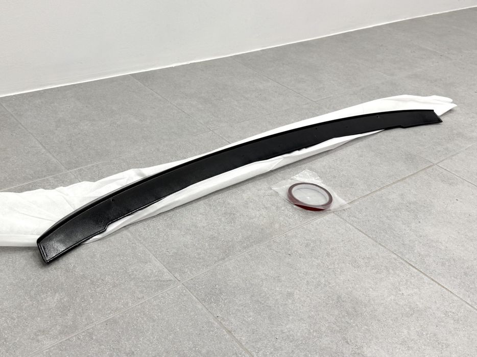 Спойлер ліп багажника Audi A4 B9 2015-2023 ABS пластик, чорний глянець