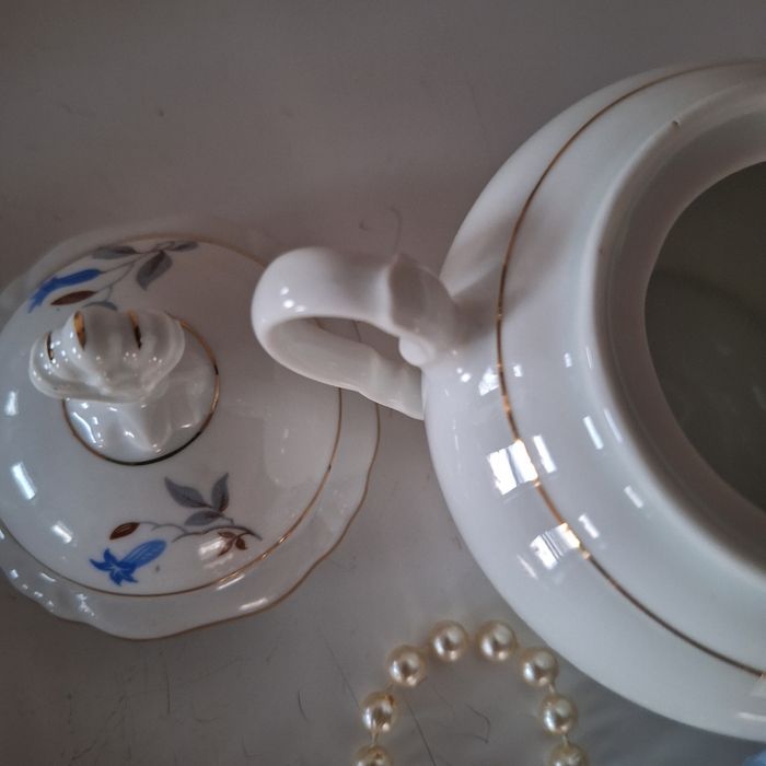 Piękna cukierniczka porcelanowa