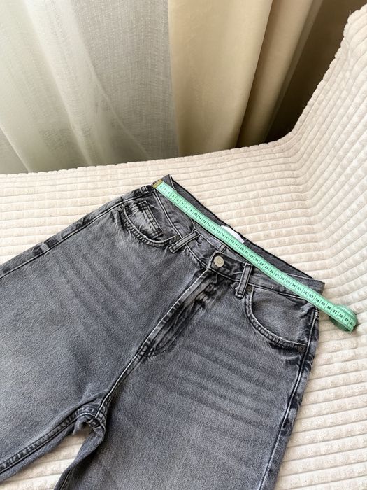 Джинси Wide Leg ZARA 36/S mex.26 сірі джинси зара