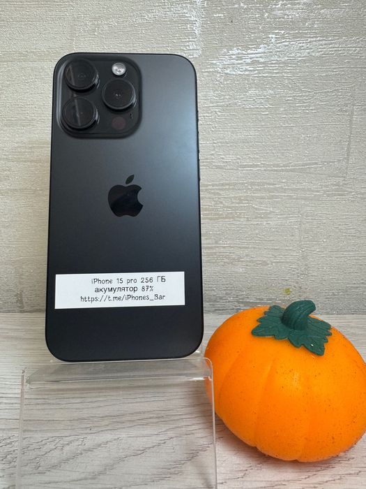 iPhone 15 pro 256 Gb Акумулятор 87%