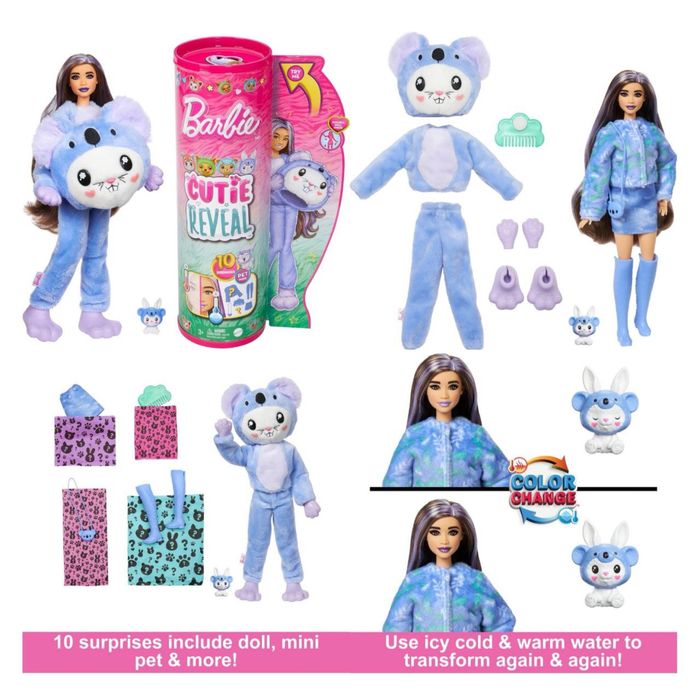 Лялька Barbie Mermaid,Plush Cutie,baby doctor,Pop Reveal