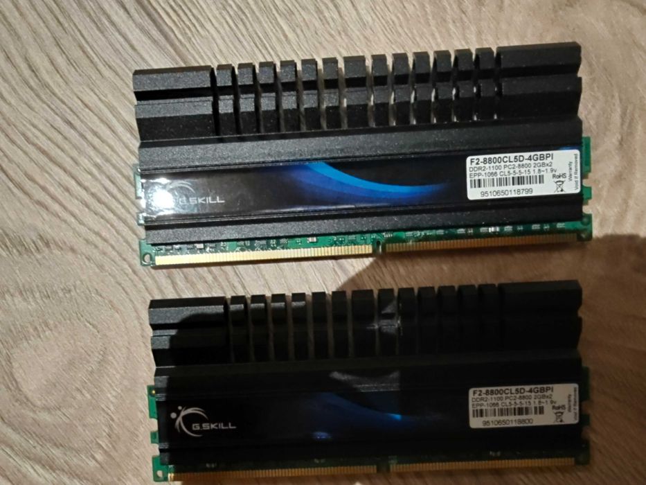 Kit DRAM G.Skill DDR2 1100 F2-8800CL5D-4GBPI
