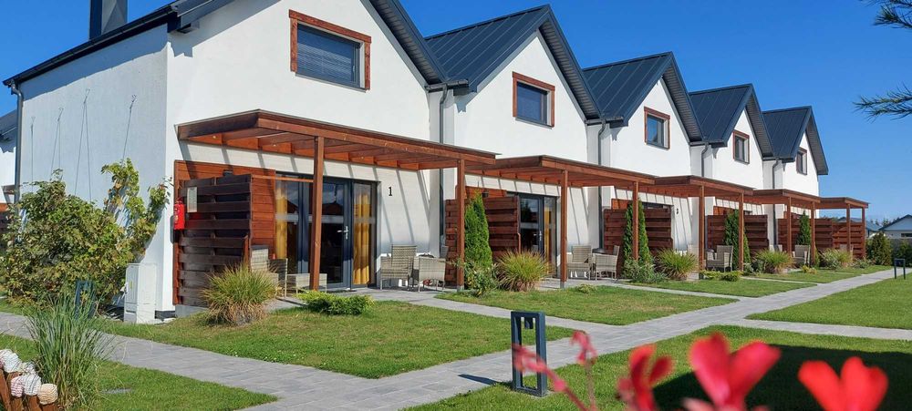 Domki w Łebie basen sauna jacuzzi WI-FI parking free CORDEN Village