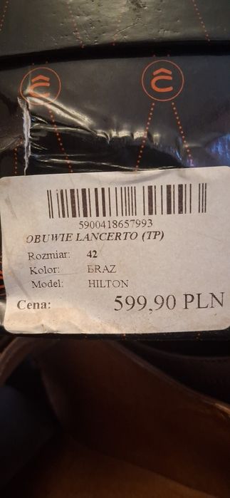 Buty męskie do garnituru - LANCERTO