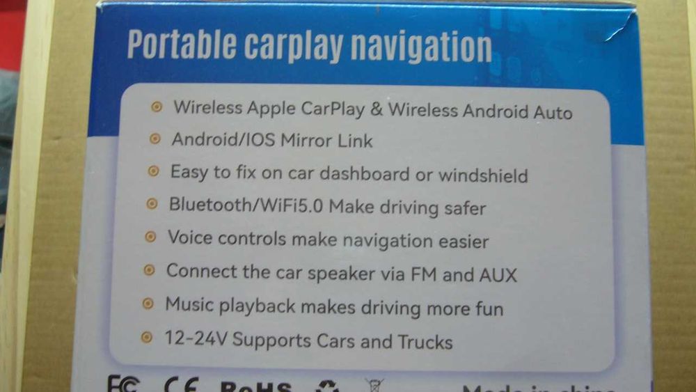 Android Auto / Carplay com câmera taseira - Novo