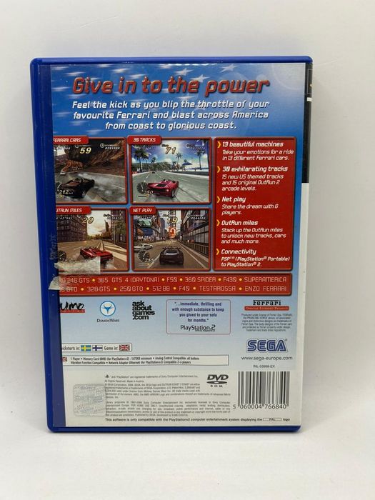 Outrun 2006 3xA Ps2 nr 0806 Przeczytaj Opis