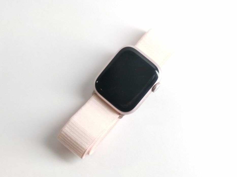 zegarek APPLE WATCH 9 41mm gps light pink komplet 94% Kraków K18.pl