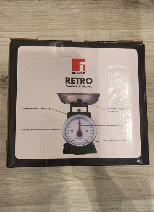 Waga kuchenna retro