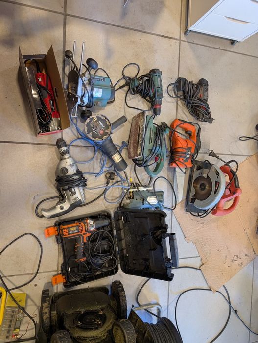 Wkrętarka szlifierka frezarka wiertarka piła