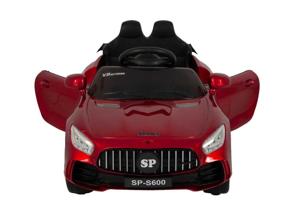 Дитячий червоний електромобіль на акумуляторі Spoko SP-S600
