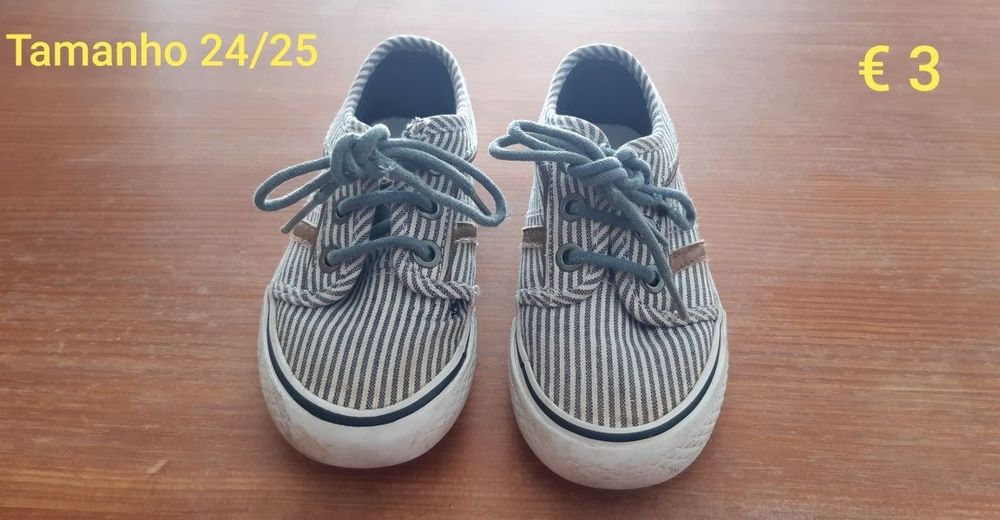 Calçado bebé e criança - Tamanhos 16 a 24