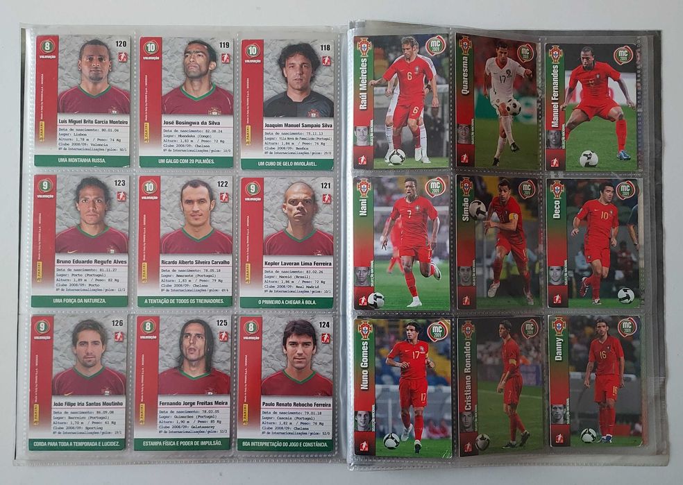 Panini Megacraques 2009 - álbum arquivador completo c/ Ronaldo