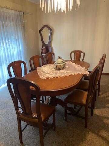Mesa sala jantar com 8 cadeiras melhor oferta ate 27 Junho