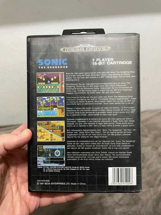 Sega Mega Drive: Sonic The Hedgehog