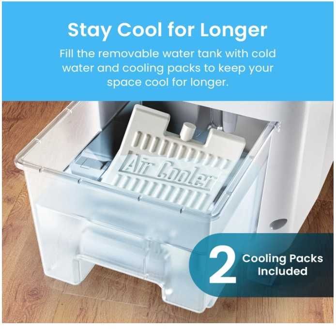 Przenośny wentylator/klimatyzator Pro Breeze sterowany pilotem