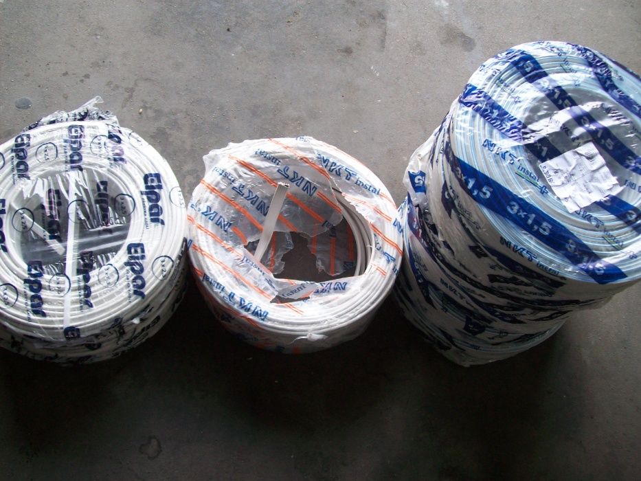 Przewód Kabel YDYP 3x2,5 płaski, podtynkowy 750v Polski, 100 metrów