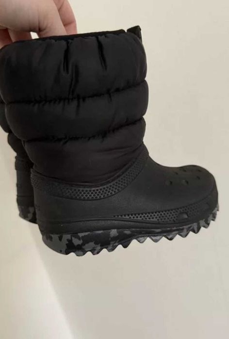 Сапоги crocs  с 10 утеплённые