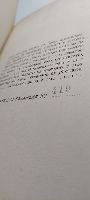 Musa Alentejana - Conde de Monsaraz (1933)