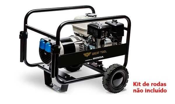 Gerador 9,16 kVA C/ AVR GREAT TOOL Powered by HONDA GT8000HAVR