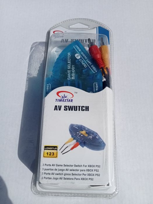3x RCA Chinch Rozgałęźnik Splitter Adapter + Kabel