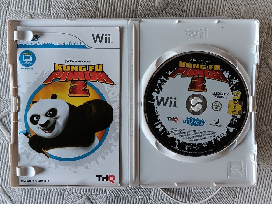 Tablet Udraw + jogo Kung Fu Panda 2 Nintendo Wii