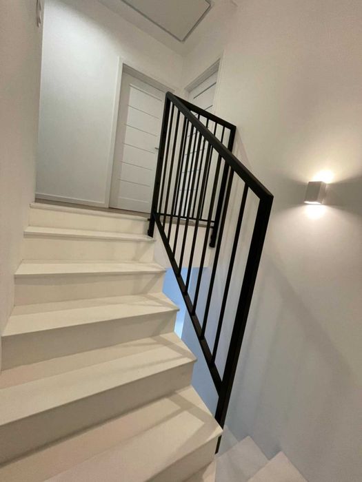 Barierka stalowa, wewnętrzna, balustrada schodowa