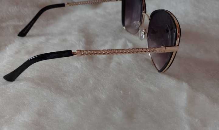 RIVER ISLAND/ Ekskluzywne okulary przeciwsłoneczne, kocie oczy, NOWE