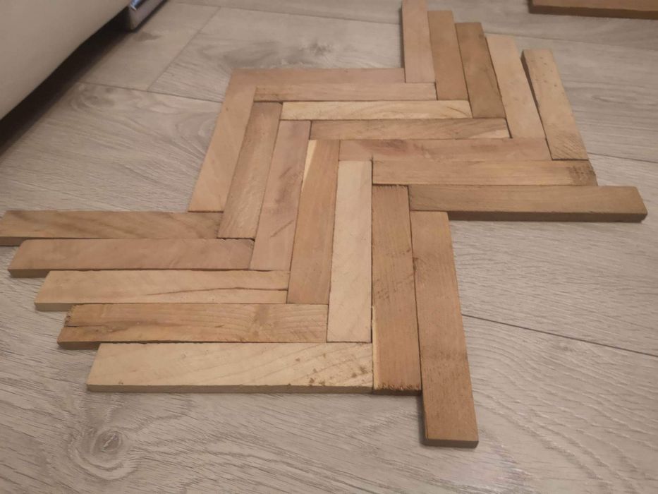 Mozaika różne drzewa parkiet 30m2