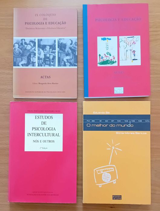 Livros sobre Psicologia Clínica e Educacional